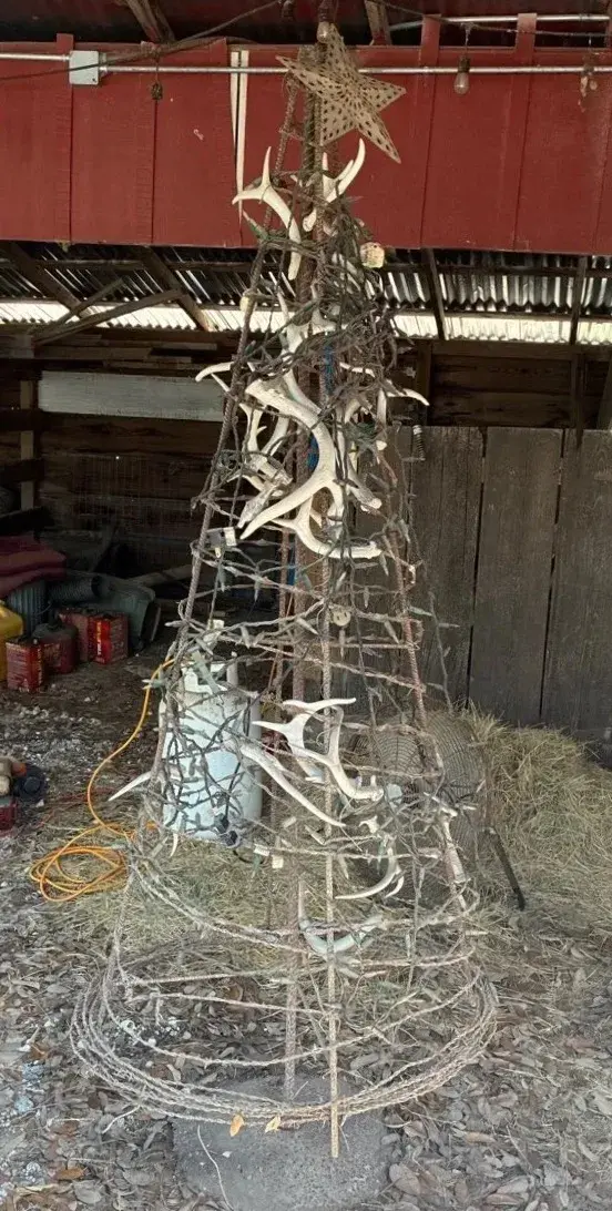 Handcrafted Rustic Christmas Tree