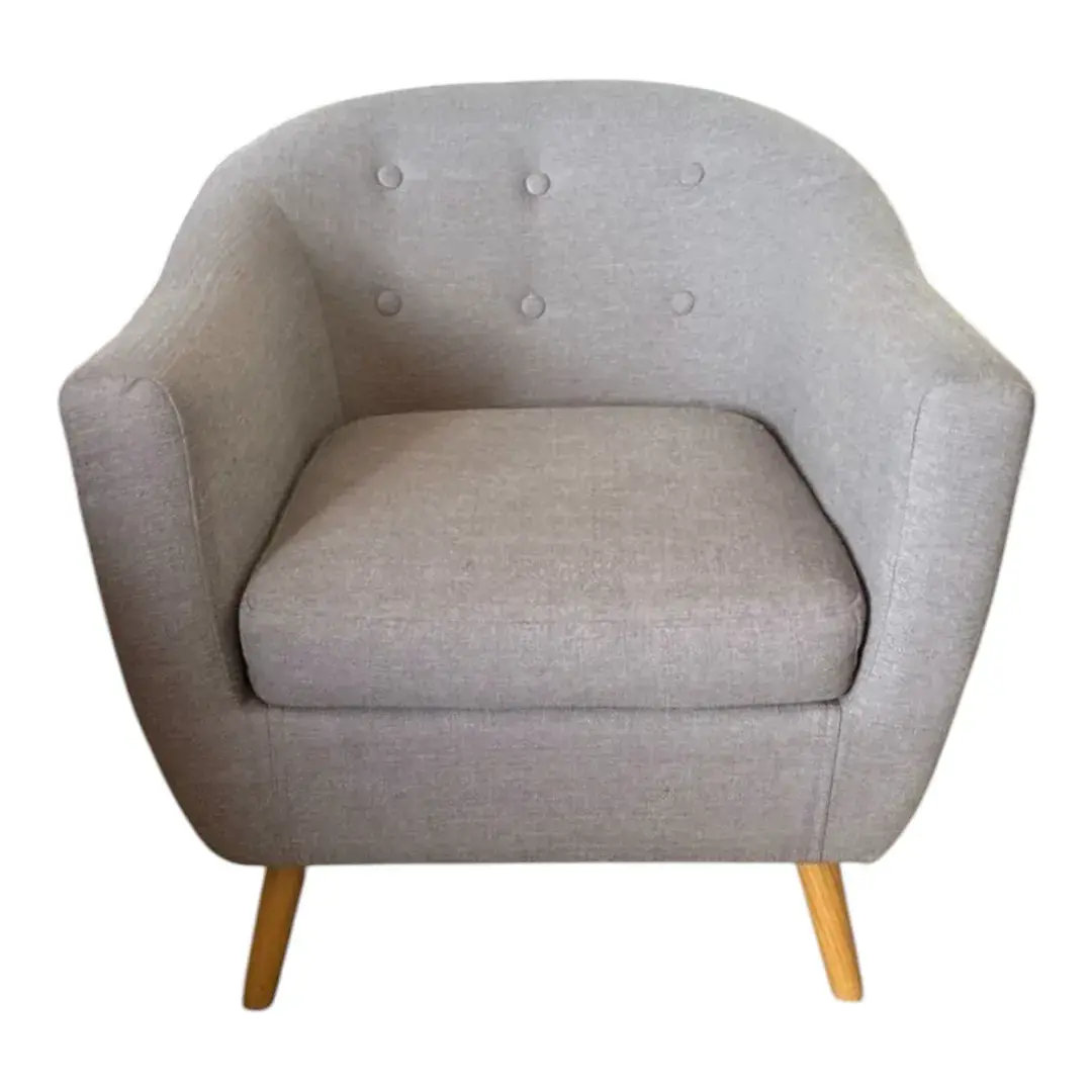 Gray Fabric Chair 