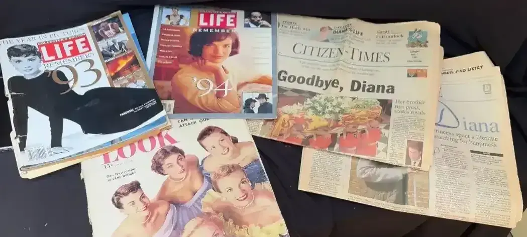 Monumental Moments Preserved In Magazines And Print!
