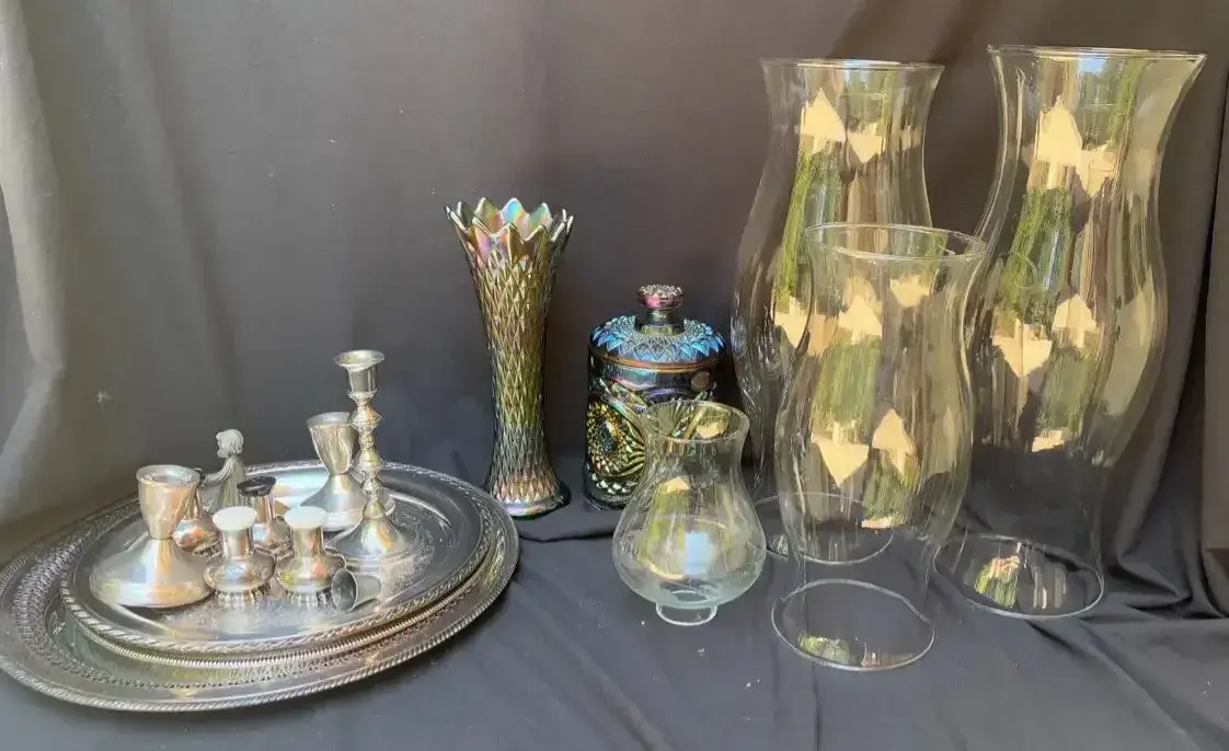 Some Silver Plate, Some Shimmering Glass!