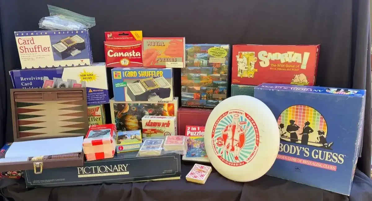 Board Games! Card Games! Outdoor Games!