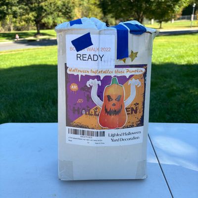 LOT 56: Halloween Inflatable Outdoor Lawn Decorations - 3pcs