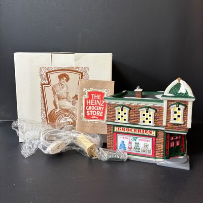 LOT 153: Department 56 Profiles The Heinz Grocery Store Christmas Village Building (5of 6)