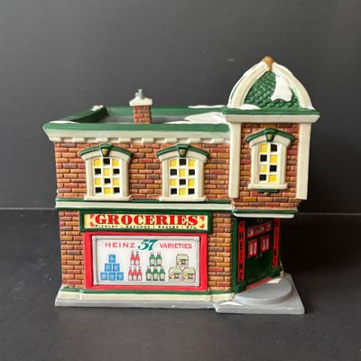 LOT 153: Department 56 Profiles The Heinz Grocery Store Christmas Village Building (5of 6)