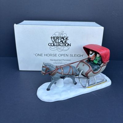 LOT 81: Dept 56 Accessories w/Original Boxes: Trimming the North Pole, Transport, Charting Santa's Course, Baker's Elves, One...