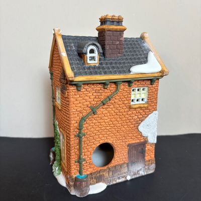 LOT 88: Dept 56 Dickens Village Houses w/Original Boxes: The Chop Shop, Geo Weeton Watchmaker & Golden Swan Baker