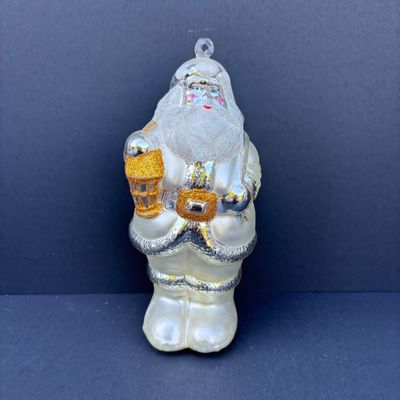 LOT 73: Dept 56 Hand Blown Mercury Glass Ornaments in Original Boxes