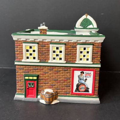 LOT 157: Department 56 Profiles The Heinz Grocery Store Christmas Village Building (1 of 6)