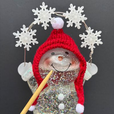 LOT 145: Traditions Holiday Celebrations Snowman Teapot by Christopher Radko, Hallmark Snowman's Land Ornament, Over-Sized Pinecone...