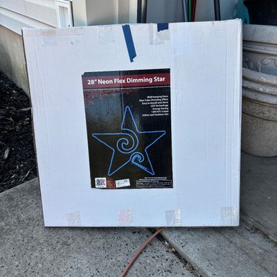 LOT 64: Neon Flex Indoor/Outdoor Wall Hanging Decorations