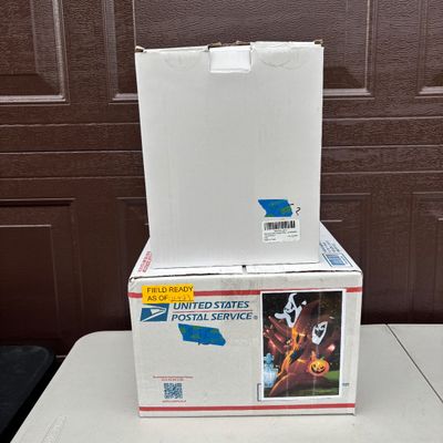 LOT 159: Halloween Inflatable Outdoor Lawn Decoration & Mystery Box