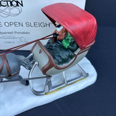 LOT 81: Dept 56 Accessories w/Original Boxes: Trimming the North Pole, Transport, Charting Santa's Course, Baker's Elves, One...