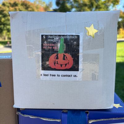 LOT 55: Halloween Inflatable Outdoor Lawn Decorations - 3pcs