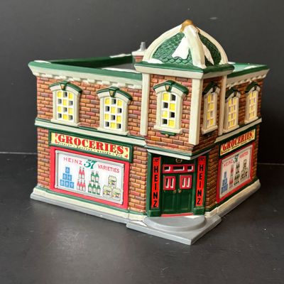 LOT 153: Department 56 Profiles The Heinz Grocery Store Christmas Village Building (5of 6)