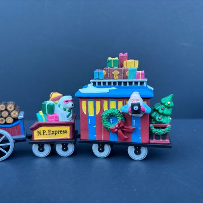 LOT 80: Dept 56 Accessories w/Original Boxes: Snow Cone Elves, Santa's Little Helpers, North Pole Express, Wrought Iron Fence, Candy...