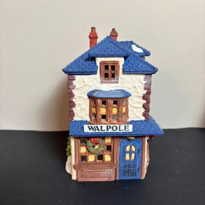 LOT 85: Dept 56 Dickens Village Series: Nicholas Nickleby Cottage, Bishops Oast House & Walpole Taylors