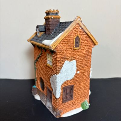 LOT 88: Dept 56 Dickens Village Houses w/Original Boxes: The Chop Shop, Geo Weeton Watchmaker & Golden Swan Baker