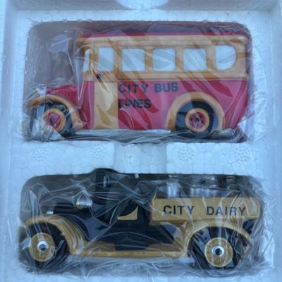LOT 136: Dept 56 Village Accessories: Delivering the Christmas Tree, One Horse Open Sleigh, All Around Town, Transport & Popcorn Vendor