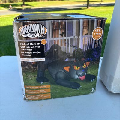 LOT 56: Halloween Inflatable Outdoor Lawn Decorations - 3pcs