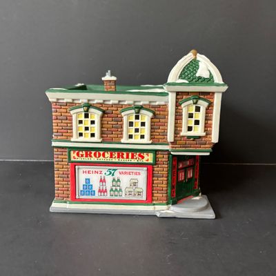 LOT 152: Department 56 Profiles The Heinz Grocery Store Christmas Village Building (6 of 6)