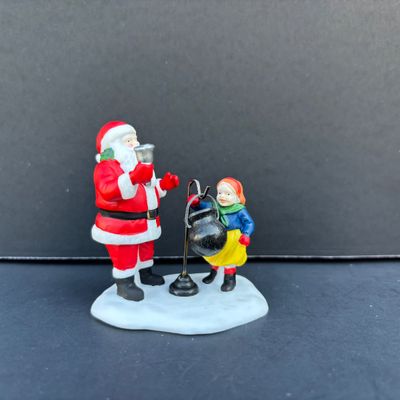 LOT 138: Department 56 Heritage Village Collection Christmas Figurines Lot with Boxes