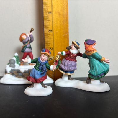 LOT 98: Dept 56 Twelve Says of Dickens Village: Eleven Lords A-Leaping, Seven Swans A-Swimming, Nine Ladies Dancing, Twelve Drummers...