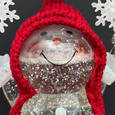 LOT 145: Traditions Holiday Celebrations Snowman Teapot by Christopher Radko, Hallmark Snowman's Land Ornament, Over-Sized Pinecone...