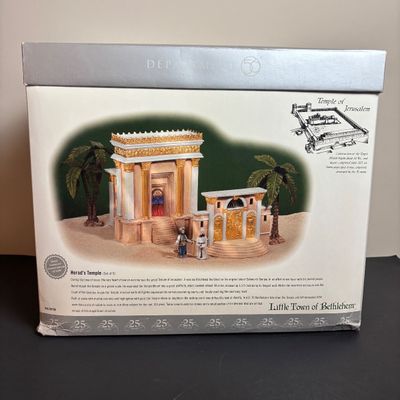 LOT 102: Dept 56 Little Town of Bethlehem Series: Herod's Temple