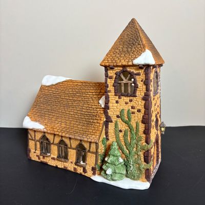 LOT 86: Dept 56 Heritage Village Collection: Choirboys All in a Row, Carolers on the Doorstep & Dickens Series Village Church &...