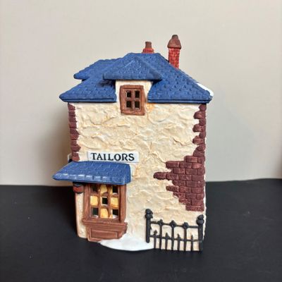 LOT 85: Dept 56 Dickens Village Series: Nicholas Nickleby Cottage, Bishops Oast House & Walpole Taylors