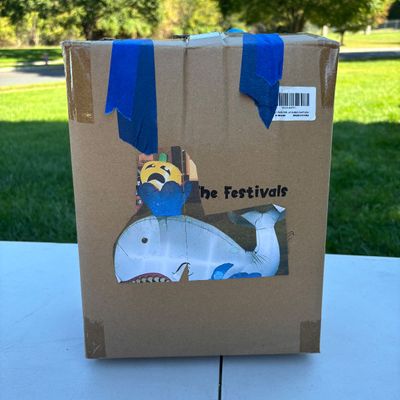 LOT 107: Halloween Inflatable Outdoor Lawn Decorations 3pcs