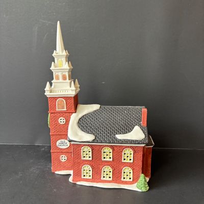 LOT 150: Dept 56 New England Series Sleepy Hollow & Old North Church