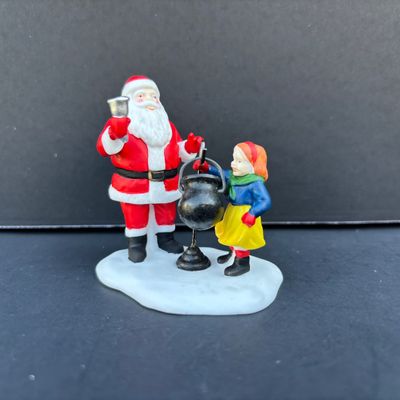 LOT 138: Department 56 Heritage Village Collection Christmas Figurines Lot with Boxes