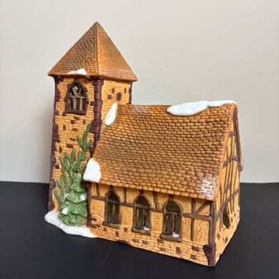 LOT 86: Dept 56 Heritage Village Collection: Choirboys All in a Row, Carolers on the Doorstep & Dickens Series Village Church &...
