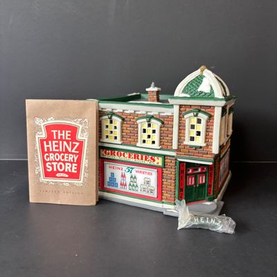 LOT 152: Department 56 Profiles The Heinz Grocery Store Christmas Village Building (6 of 6)
