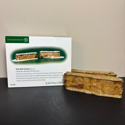 LOT 89: Dept 56 Postern, Town Wall Section & Little Town of Bethlehem