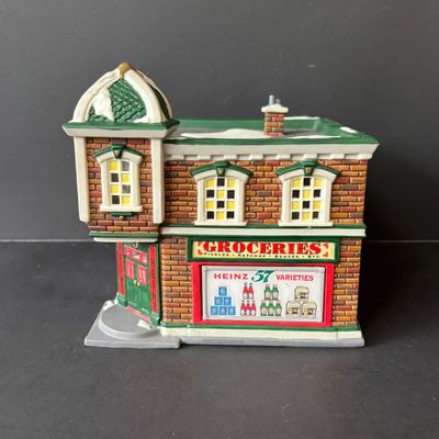 LOT 152: Department 56 Profiles The Heinz Grocery Store Christmas Village Building (6 of 6)