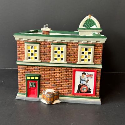 LOT 153: Department 56 Profiles The Heinz Grocery Store Christmas Village Building (5of 6)