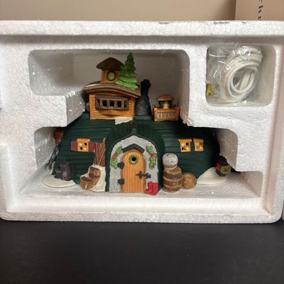 LOT 90: Dept 56 Dickens Village Houses & Accessories w/Original Boxes: Violet & Chestnut Vendor & Carolers, Peggotty's...