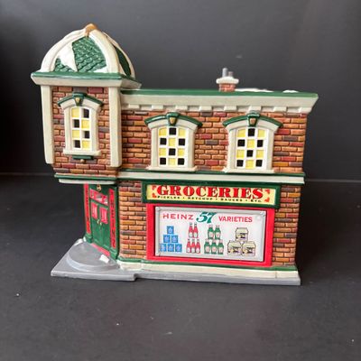 LOT 154: Department 56 Profiles The Heinz Grocery Store Christmas Village Building (4 of 6)