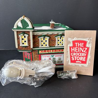 LOT 155: Department 56 Profiles The Heinz Grocery Store Christmas Village Building (3of 6)