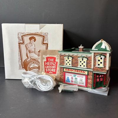 LOT 154: Department 56 Profiles The Heinz Grocery Store Christmas Village Building (4 of 6)