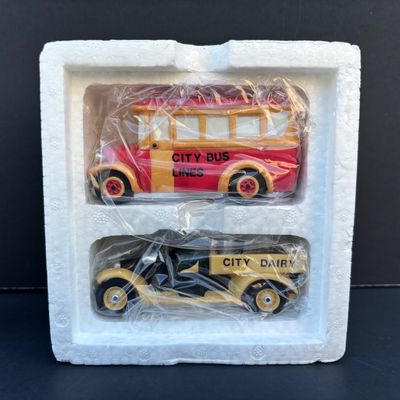 LOT 137: Dept 56 Village Accessories: Transport, Popcorn Vendor, All Aroun Town, The Old Man and the Sea, One Horse Open Sleigh