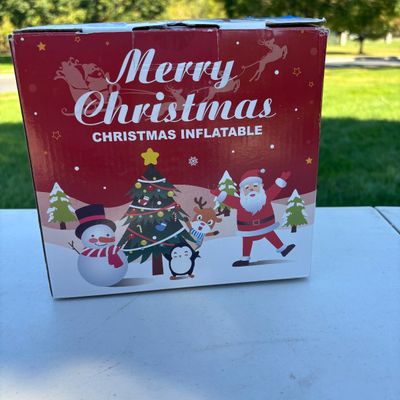 LOT 68: Christmas Inflatable Outdoor Lawn Decorations - 2pcs