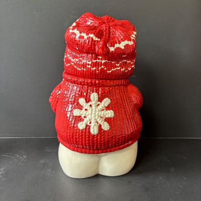 LOT 148: Dept 56 Billy Buttons Cookie Jar & Cookies for Santa Plate