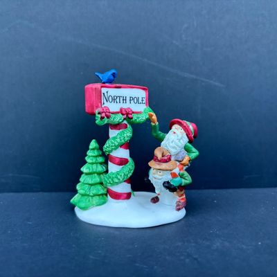 LOT 81: Dept 56 Accessories w/Original Boxes: Trimming the North Pole, Transport, Charting Santa's Course, Baker's Elves, One...