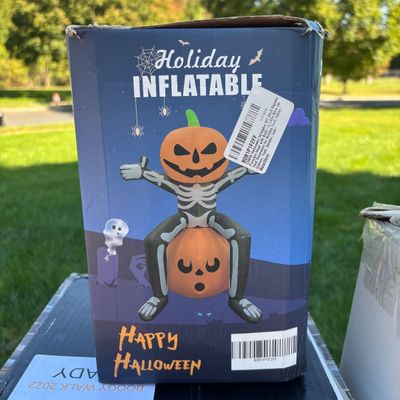 LOT 56: Halloween Inflatable Outdoor Lawn Decorations - 3pcs