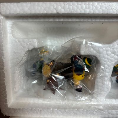 LOT 91: Dept 56 Dickens Village Accessories & North Pole Series Reindeer Flight School w/Original Boxes
