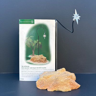 LOT 47: Dept 56 Little Town of Bethlehem- Star of Wonder Battery Operated Accessory