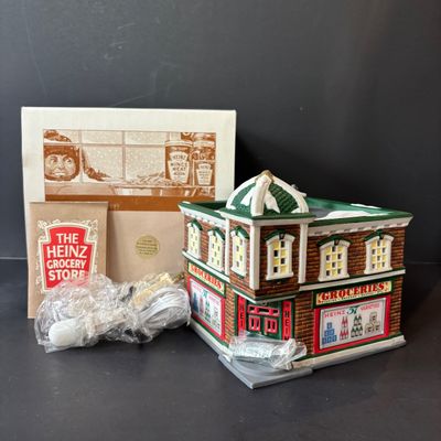 LOT 157: Department 56 Profiles The Heinz Grocery Store Christmas Village Building (1 of 6)
